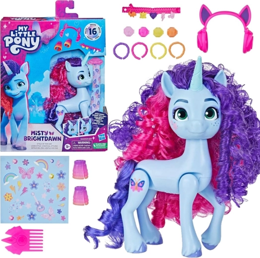 Hasbro My Little Pony mozgatható Misty Brightdawn figura styling kiegészítőkkel