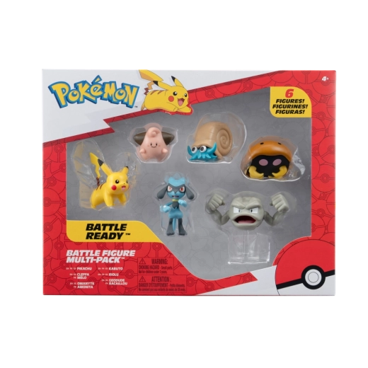 POKÉMON figura szett – Pikachu és barátai, 7. sorozat