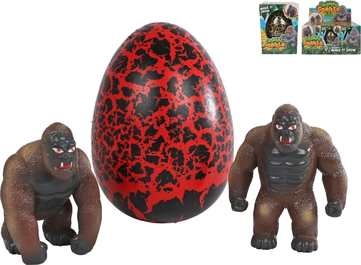 Jumbo vízben kikelő és növekvő gorillafigura