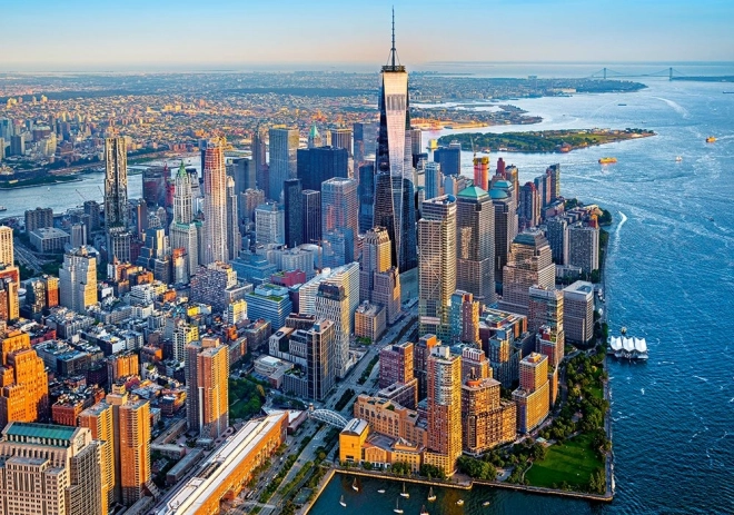 500 darabos puzzle Naplemente Manhattan felett