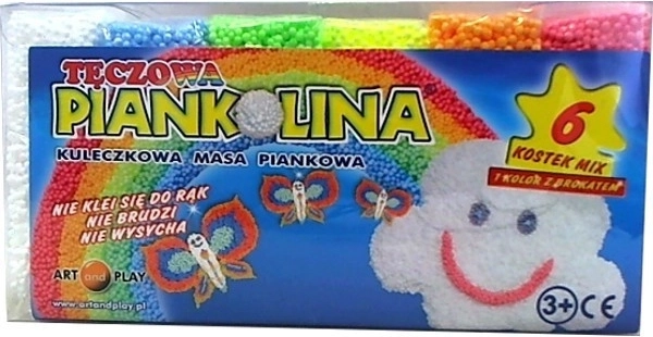 Art And Play habos gyurma – 6 szivárványszín