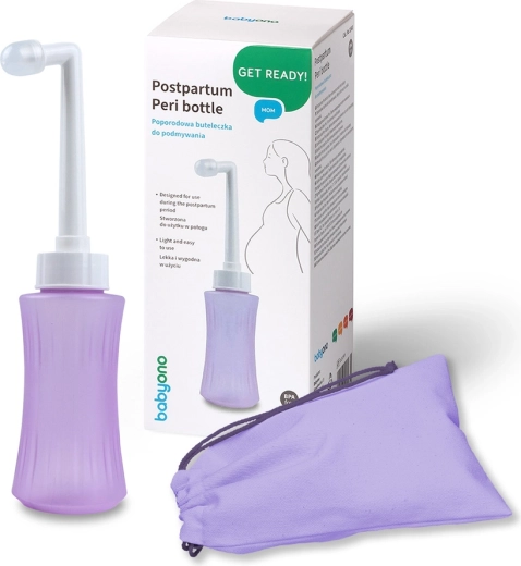 BabyOno Peri szülés utáni intimhigiéniai öblítőpalack 340 ml