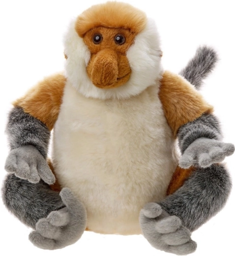 Plüss borneói ormányosmajom 30 cm