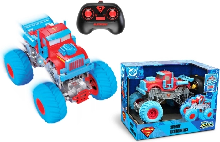 Távirányítós Superman monster truck 1:18 méretarányban