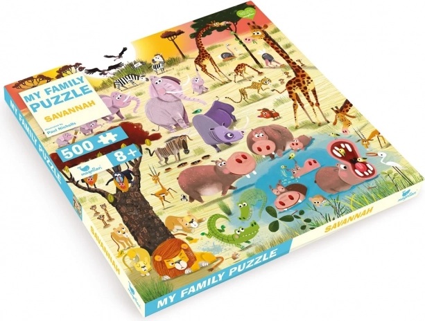 Savana 500 darabos családi puzzle