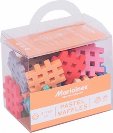 Kicsi Waffle Mini Pastel 35 darab