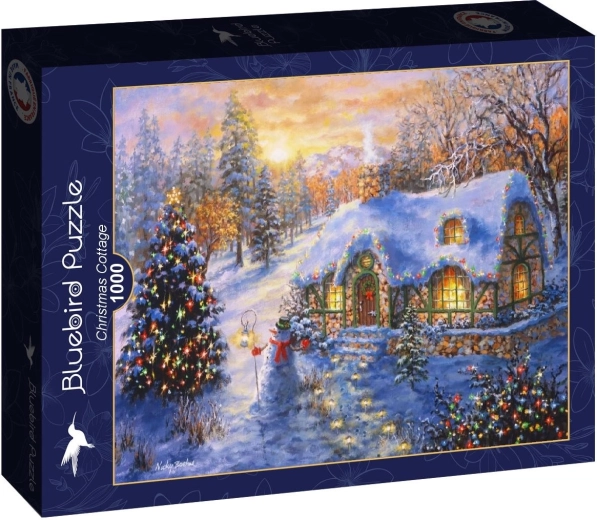 Bluebird puzzle karácsonyi kunyhó 1000 darab