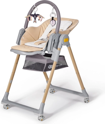 Etetőszék és fekvőszék 2 az 1-ben KINDERKRAFT Lastree Wood Premium