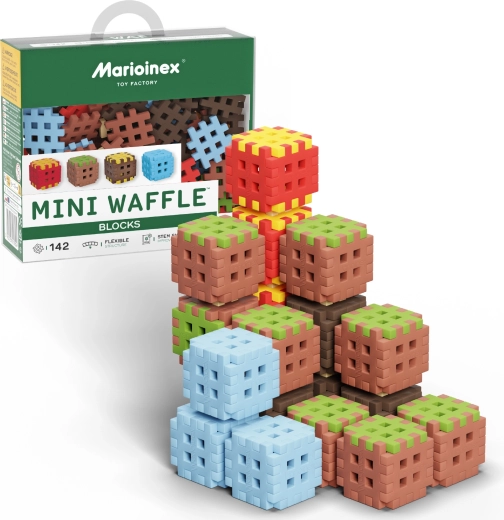 Mini Waffle Blocks építőkészlet 142 darab MARIOINEX
