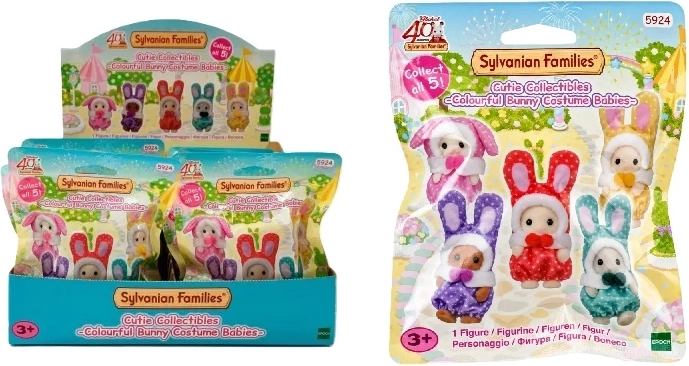 Sylvanian Families nyuszik színes jelmezekben tasakban - 1 darab