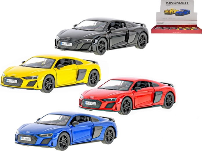 Fém autómodell Audi R8 Coupé 1:36 Kinsmart