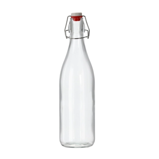 Costolata üvegpalack 750 ml hermetikus mechanikus zárással