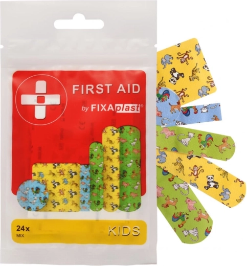 Fixaplast First Aid Kids gyermek sebtapasz 24 db