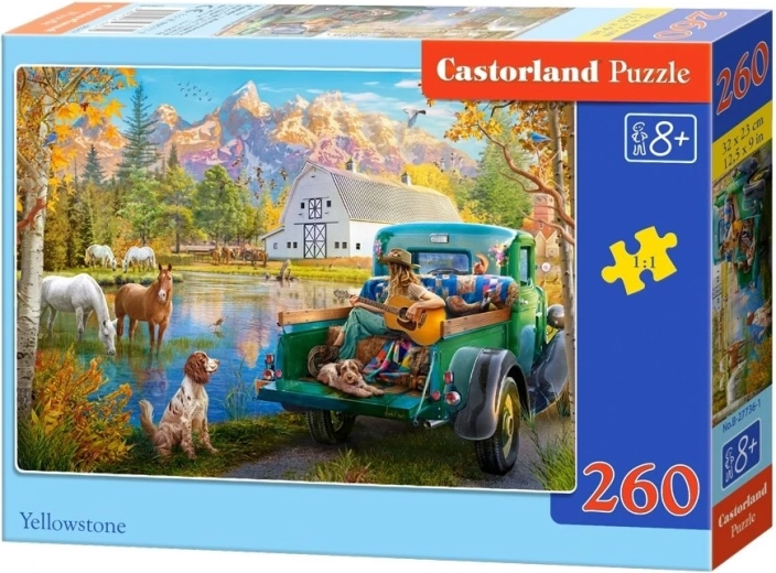Castorland puzzle Yellowstone 260 darab