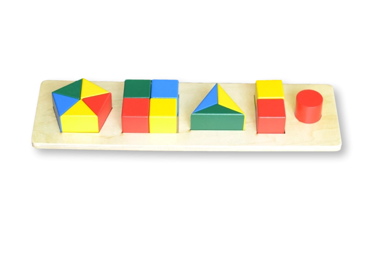 Színes puzzle téglák gyerekeknek – különböző formák (kisebb méret)