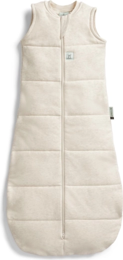 ergoPouch organikus pamut Jersey hálózsák, oatmeal marle, 2,5 TOG (3–12 hónap)