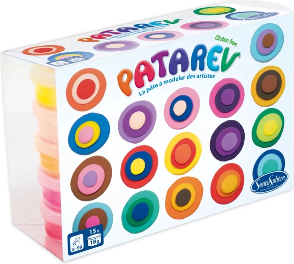 SentoSphere Patarev gyurma, 15 szín