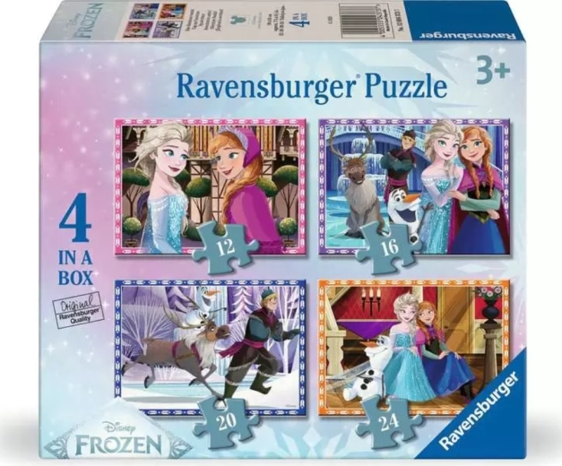 Ravensburger puzzle Jégvarázs 4 az 1-ben (12, 16, 20, 24 darab)