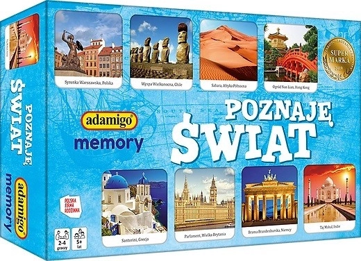 Felfedezem a világot - Oktatási memóriajáték Adamigo
