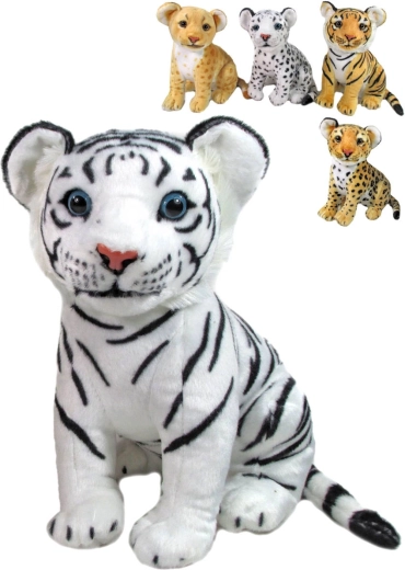 Plüss szafari kölyök 31 cm (tigris vagy leopárd) - 1 db