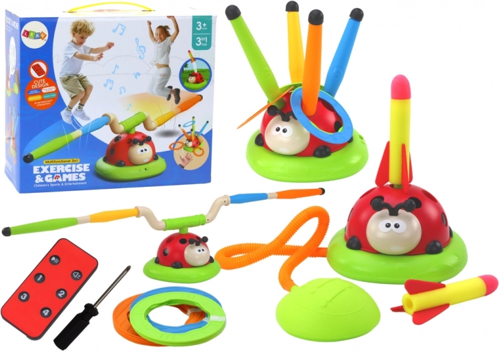 Ladybird 3 az 1-ben sportjáték Ugrás Dobás Cél Indító