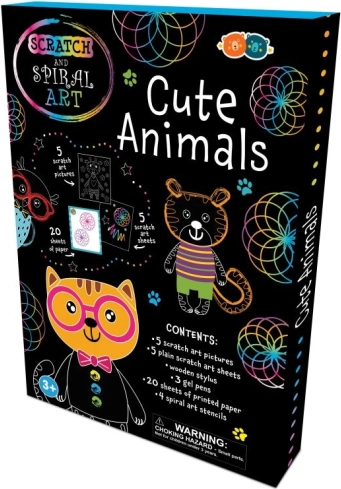 Törölhető és spirálos képek készlete – vidám állatkák