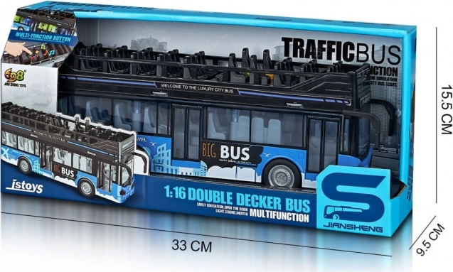 Autóbusz fény- és hanghatásokkal gyerekeknek