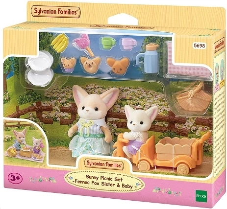 Sylvanian Families Fennec rókák pikniken