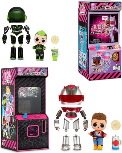 L.O.L. Surprise Arcade Heroes meglepetésbaba fiú hős - 1 db