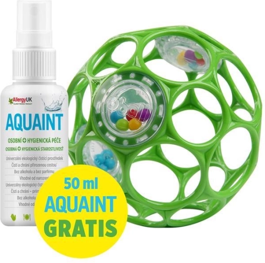 Oball csörgő 10 cm seafoam + Aquaint tisztító víz 50 ml