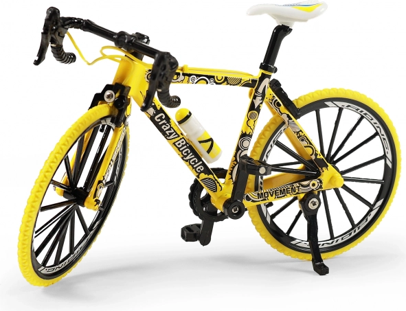 Mini sárga hegyikerékpár 20 cm