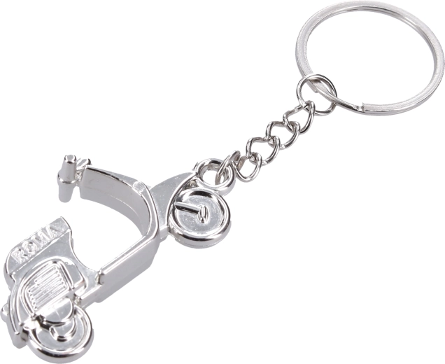 Fém robogó alakú kulcstartó