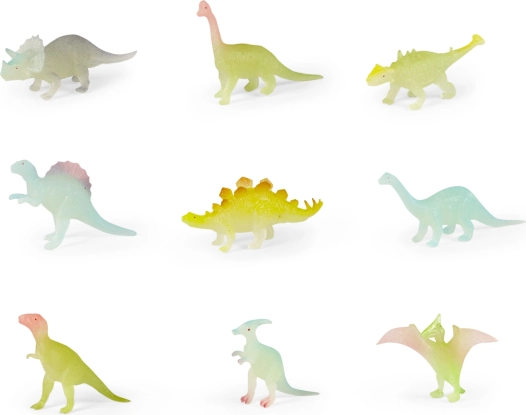 Neon Dinoszauruszok, amelyek világítanak a sötétben