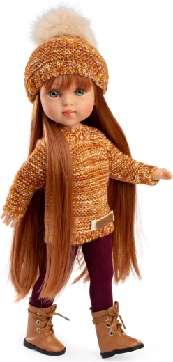 Guca Penelope realisztikus baba teljes vinil testtel, 34 cm