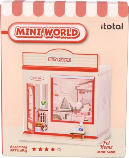 i-Total Mini World DIY miniatűr állatkereskedés