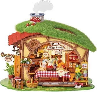 RoboTime fa 3D miniatűr házikó – Varázslatos erdő, Fluffy Grove