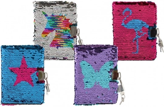 Flitteres jegyzetfüzet lakattal TEDDIES