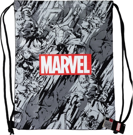 Marvel minta – szigetelt táska húzózsinóros összehúzással 30 × 40 cm – 1 db