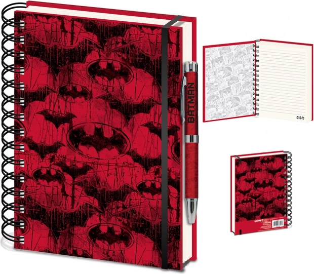 BATMAN Red Bat A5 spirálfüzet