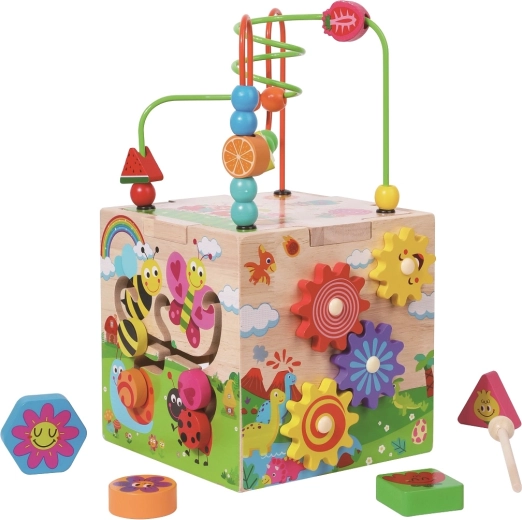 2Kids Toys készségfejlesztő kocka labirintussal – vidám állatkák