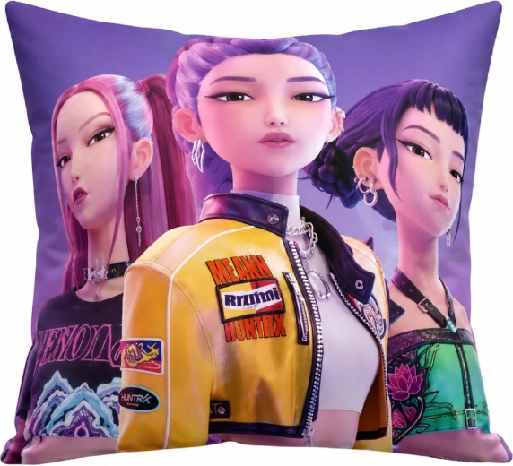 Dekorációs párna K-Pop Demon Hunters Huntrix 40 × 40 cm