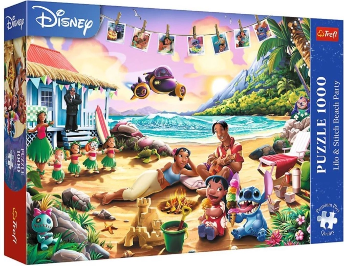 Puzzle LILO & STITCH – tengerparti party 1000 darab