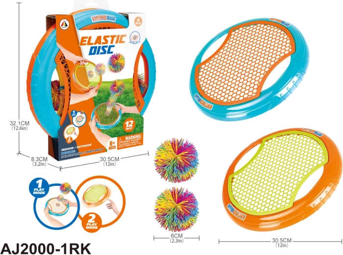Dobójáték visszapattanó tárcsákkal és labdákkal