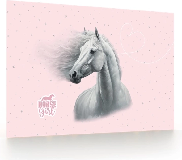 Romantikus ló mintás asztali alátét