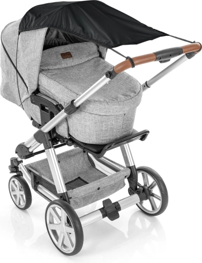 Reer napszélvédő babakocsira, fekete, UPF 50+