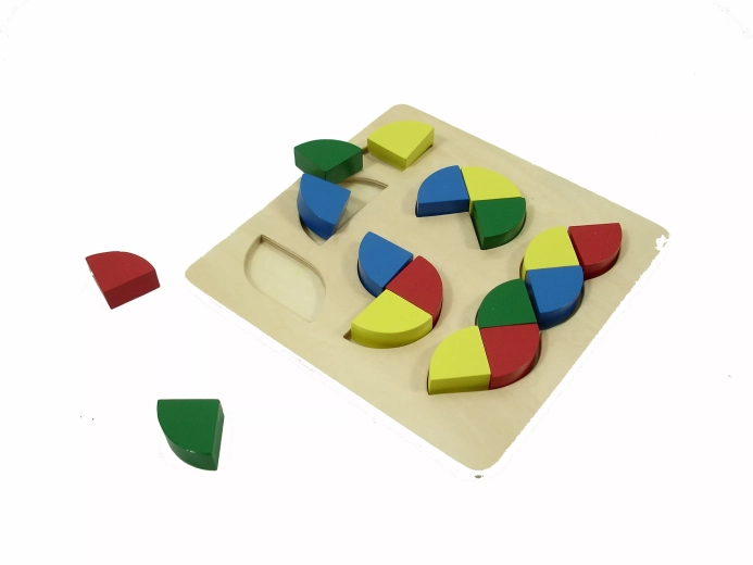 Színes formapuzzle – 1 db