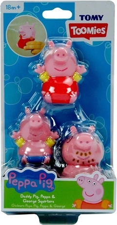 TOMY Peppa malac vízi figurák 3 db