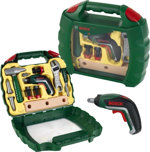 Gyermek szerszámos bőrönd BOSCH akkus csavarhúzóval Ixolino II