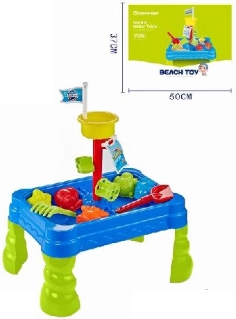 Homok- és vízjátékasztal, 20 darabos készlet