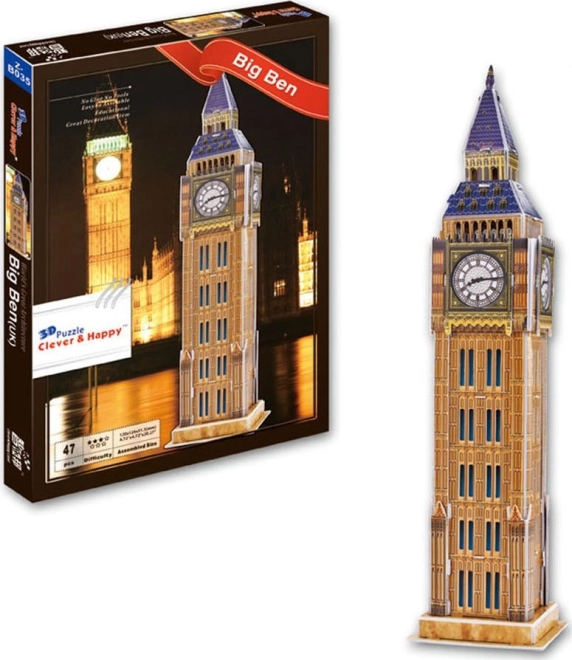 3D puzzle Big Ben London a Clever&Happy-től 47 darabos